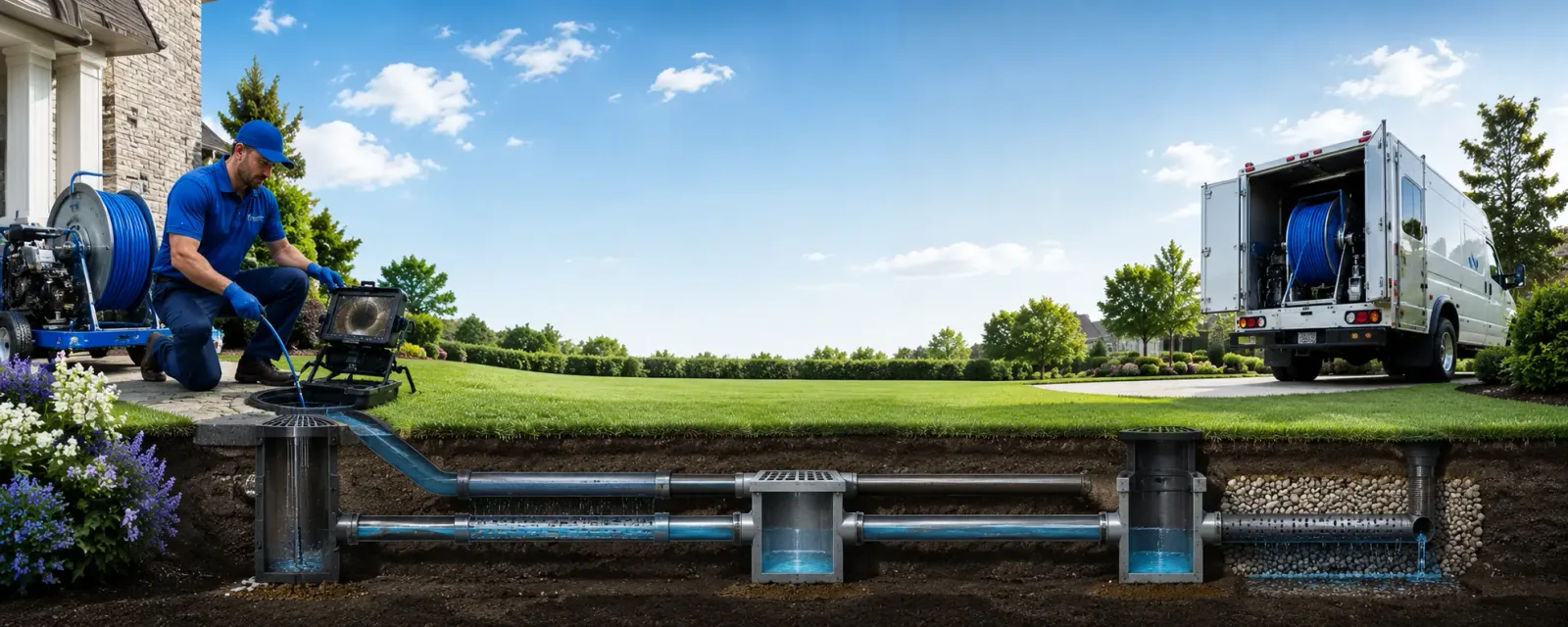Outdoor drain cleaning information for South Dennis, NJ